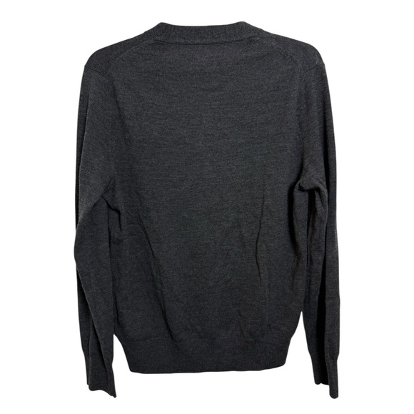 Banana Republic Extra Fine Merino Wool Cardigan Sweater Men’s Size Small Grey - Picture 3 of 8